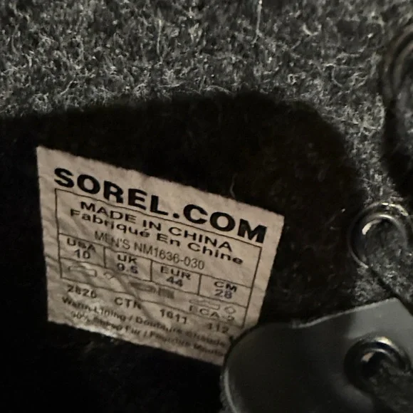 Sorel men’s woodbine boots - Picture 2 of 6